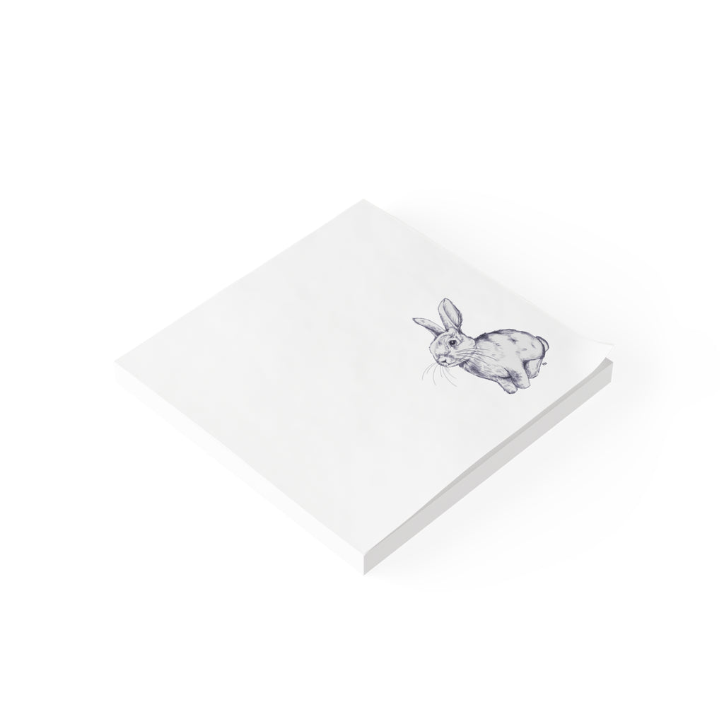 Bunny Art Post-it Note Pads | Illustrated Rabbit Sticky Notes