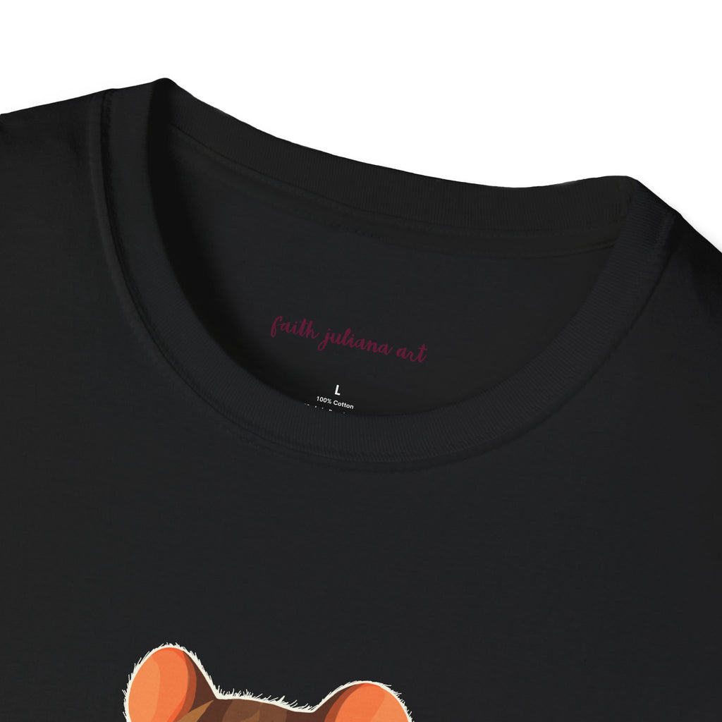 Mouse Reading a Book T-Shirt | Cute Animal and Book Lover Illustration