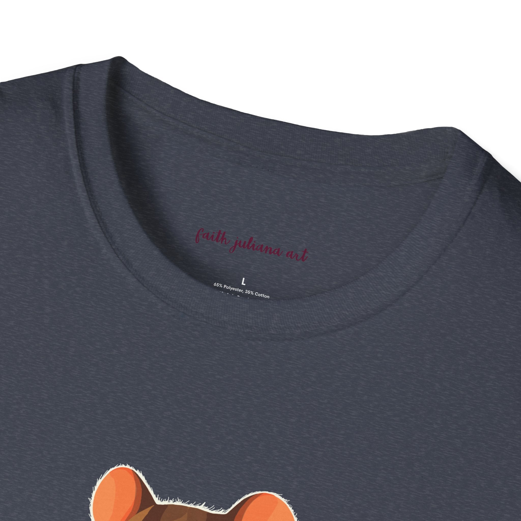 Mouse Reading a Book T-Shirt | Cute Animal and Book Lover Illustration