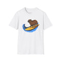 Surfing Capybara T-Shirt | Cute Animal Surfing- Graphic Tee