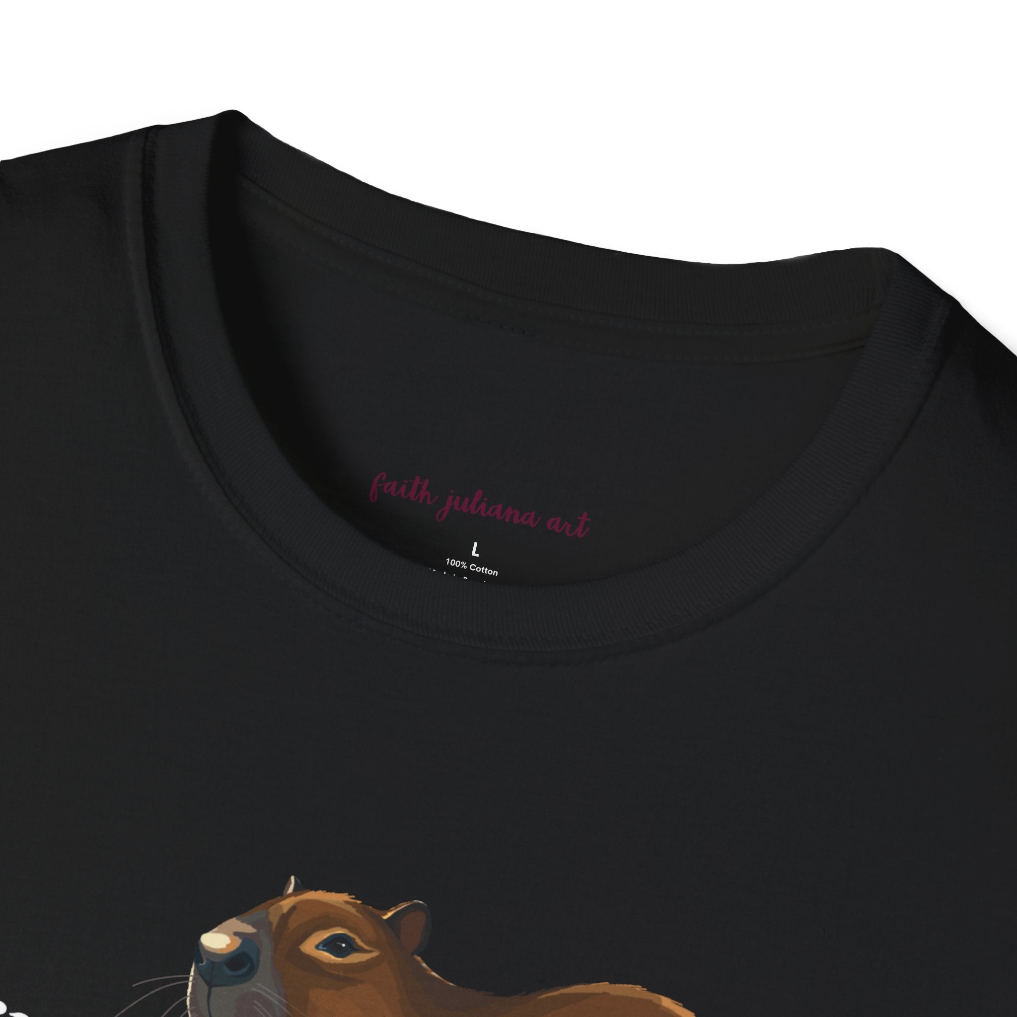 Surfing Capybara T-Shirt | Cute Animal Surfing- Graphic Tee