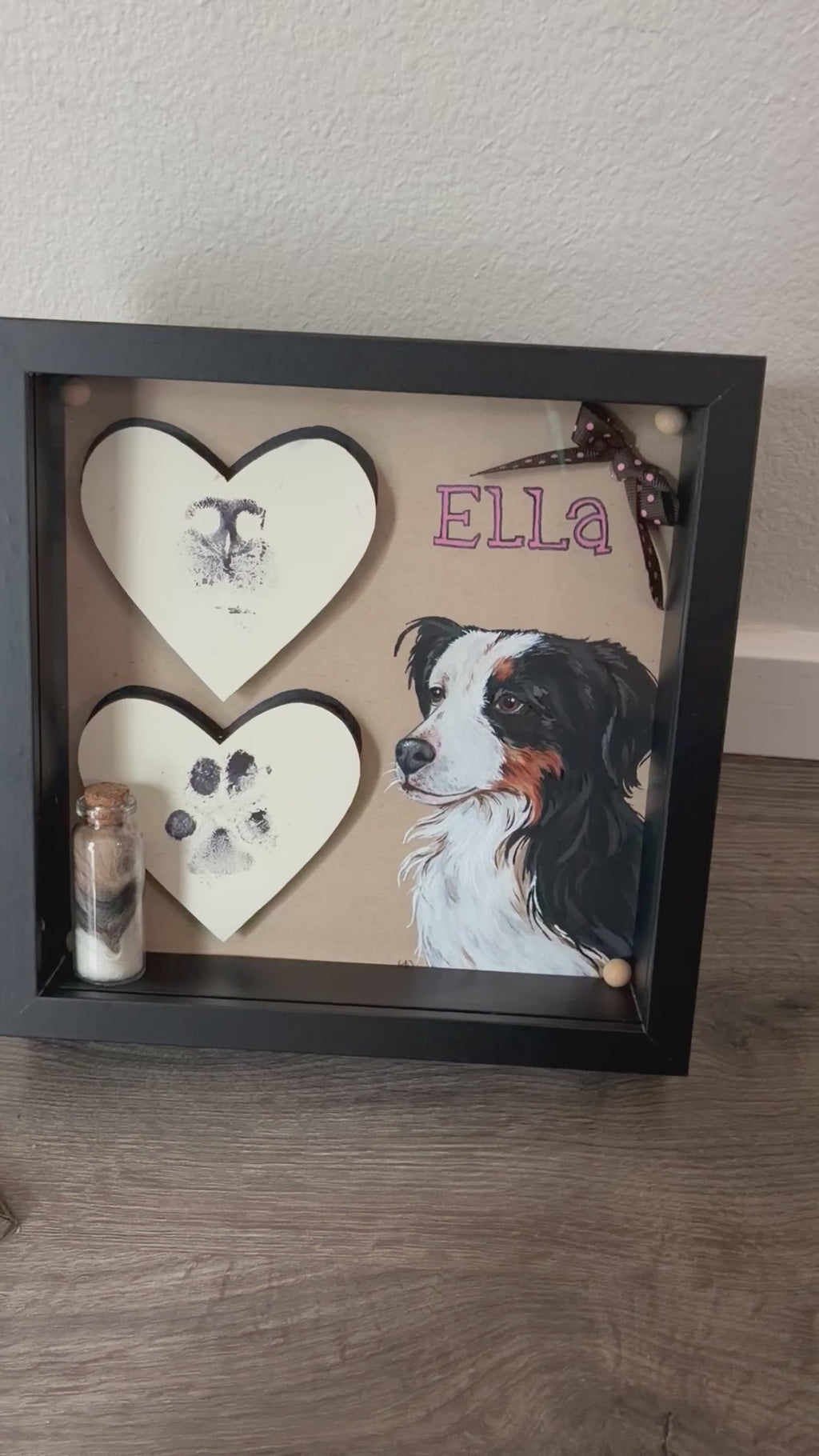 Custom Pet-Portrait Shadow Box